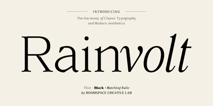 Rainvolt Font Poster 1