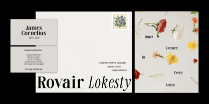Rovair Lekosty Font Poster 6