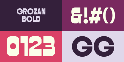Grozan Font Poster 6