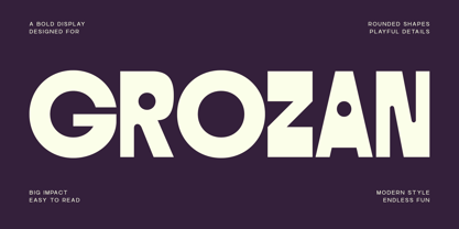 Grozan Font Poster 1