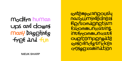 Nieuk Font Poster 5