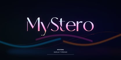 MyStero Font Poster 1