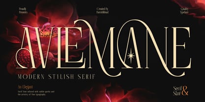 Avlemane Font Poster 1