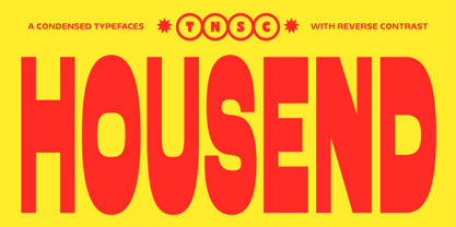Housend Font Poster 1