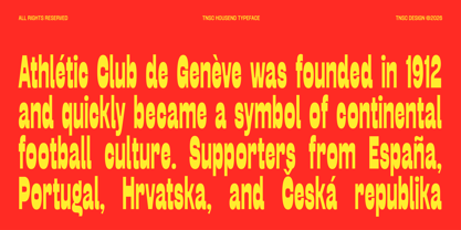 Housend Font Poster 12
