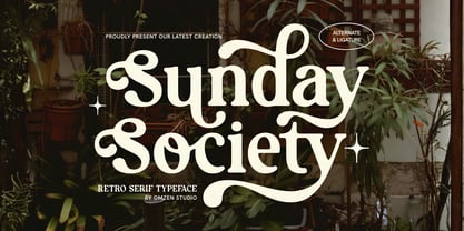 Sunday Society Font Poster 1