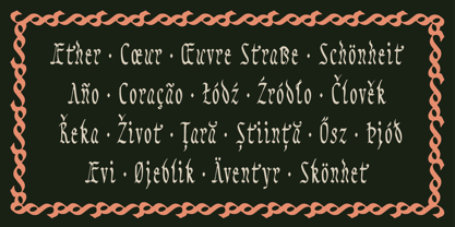 Dura Europos Rustica Font Poster 9
