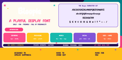 Bloopie Font Poster 6