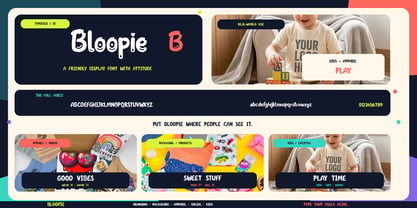 Bloopie Font Poster 3
