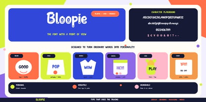 Bloopie Font Poster 4