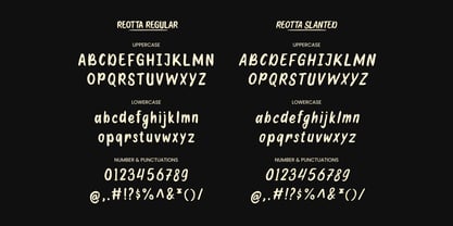 Reotta Font Poster 15