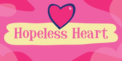 Hopeless Heart Font Poster 1