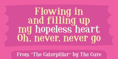 Hopeless Heart Font Poster 2