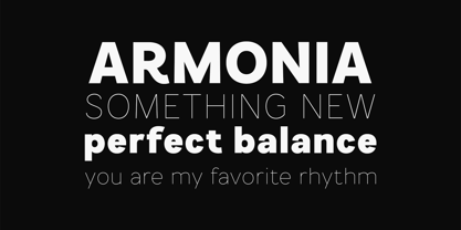 Armonia Sans VF Font Poster 12