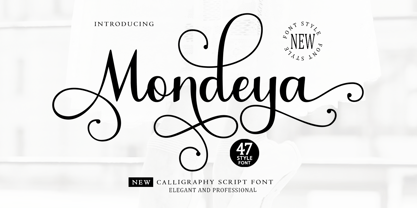Mondeya Font Poster 1