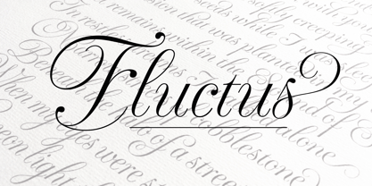 Fluctus Font Poster 1