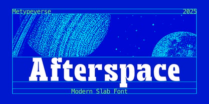 Afterspace Font Poster 1