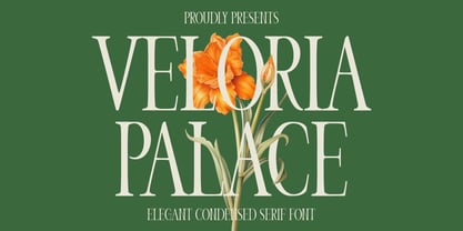 Veloria Palace Font Poster 1