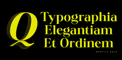 Montile Font Poster 4