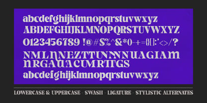 Gimela Font Poster 10