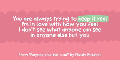 Keep It Real Font Poster 2