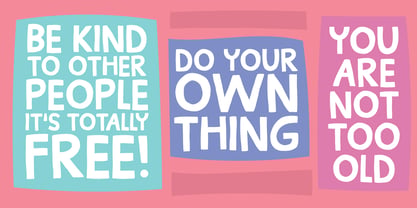 Keep It Real Font Poster 4