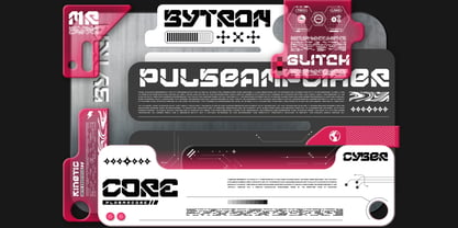 Bytron Font Poster 4