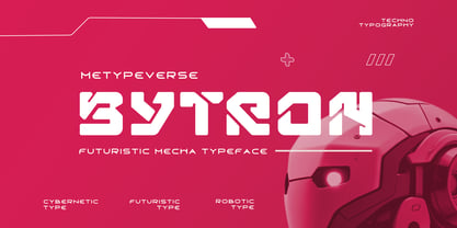 Bytron Font Poster 1