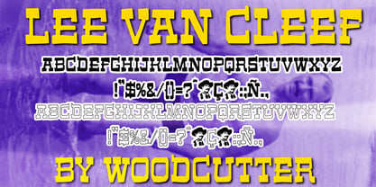Lee Van Cleef Font Poster 5