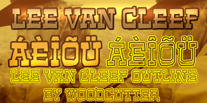 Lee Van Cleef Font Poster 3