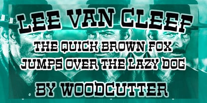 Lee Van Cleef Font Poster 2