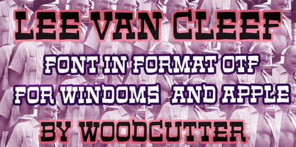 Lee Van Cleef Font Poster 4