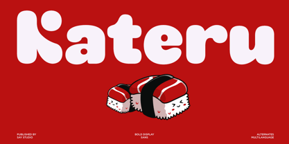 Kateru Font Poster 1