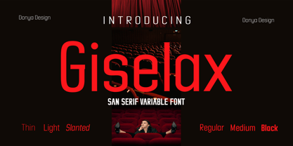 Giselax Font Poster 1