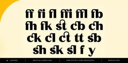 Bargalis Font Poster 12