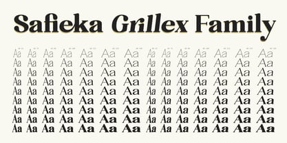 Safieka Grillex Font Poster 5