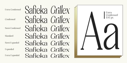 Safieka Grillex Font Poster 3