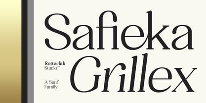 Safieka Grillex Font Poster 1