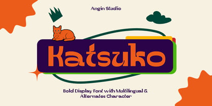 Katsuko Font Poster 1