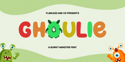 Ghoulie Font Poster 1