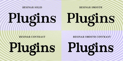Besinar Font Poster 2
