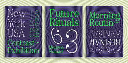 Besinar Font Poster 6