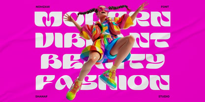 Nomza Font Poster 2
