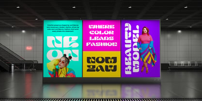 Nomza Font Poster 4