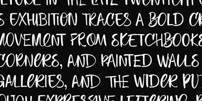Emotional Motion Font Poster 7