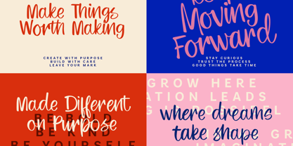 Emotional Motion Font Poster 11