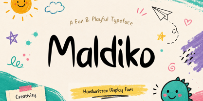 Maldiko Font Poster 1