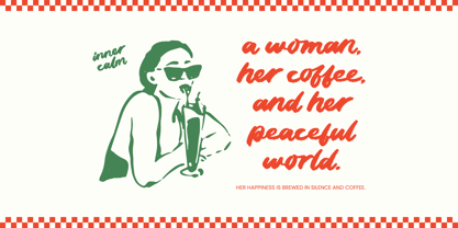 Radical Slice Font Poster 2
