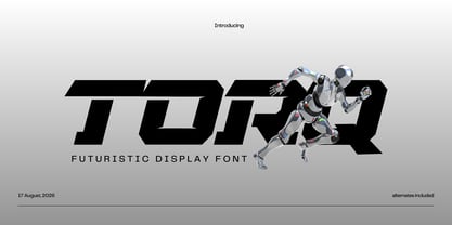 Torq Font Poster 1