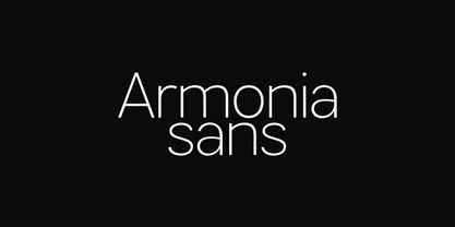 Armonia Sans Font Poster 1